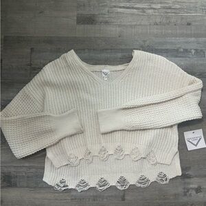 Cropped sweater